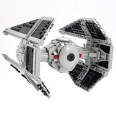 Titanium Fighter Double Ion Engine Fighter Building Blocks Toy